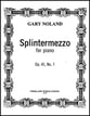 Splintrmezzo Op. 41, No.1 piano sheet music cover